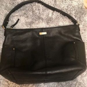 Kate Spade black leather handbag